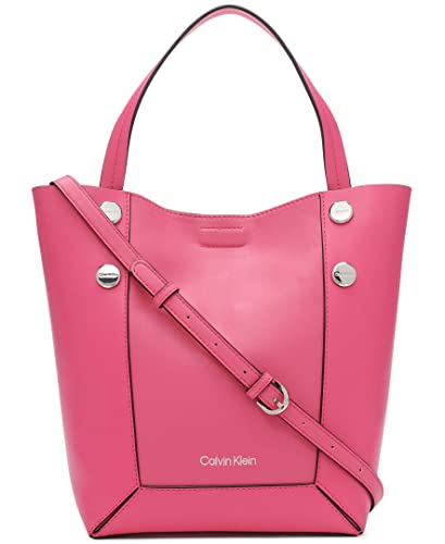 Calvin Klein Quinn North/South Mini Tote Crossbody, Pink Flambe