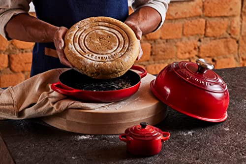 Le Creuset Enameled Cast Iron Bread Oven, White, 1.75 qt.