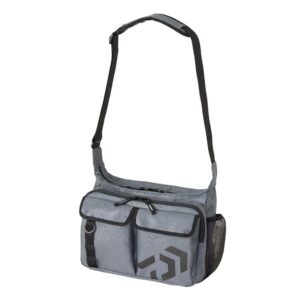 daiwa shoulder bag (d) spiral gray, 5.9 x 13.0 x 9.4 inches (15