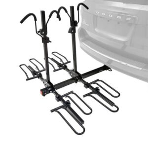 elevate outdoor hitch-mounted tray-style bike rack - 4 bike