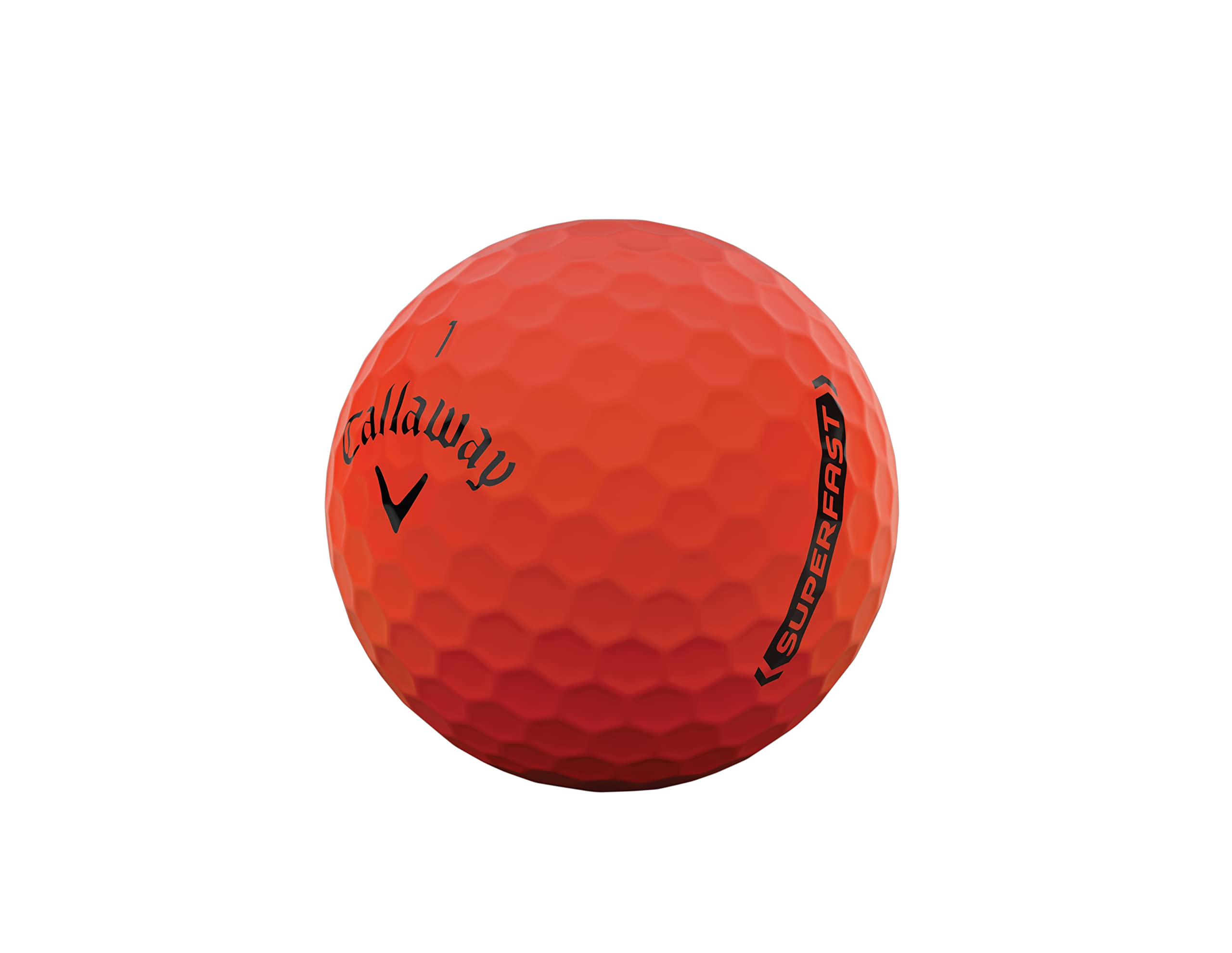 Callaway Golf Superfast Bold Golf Balls, Red