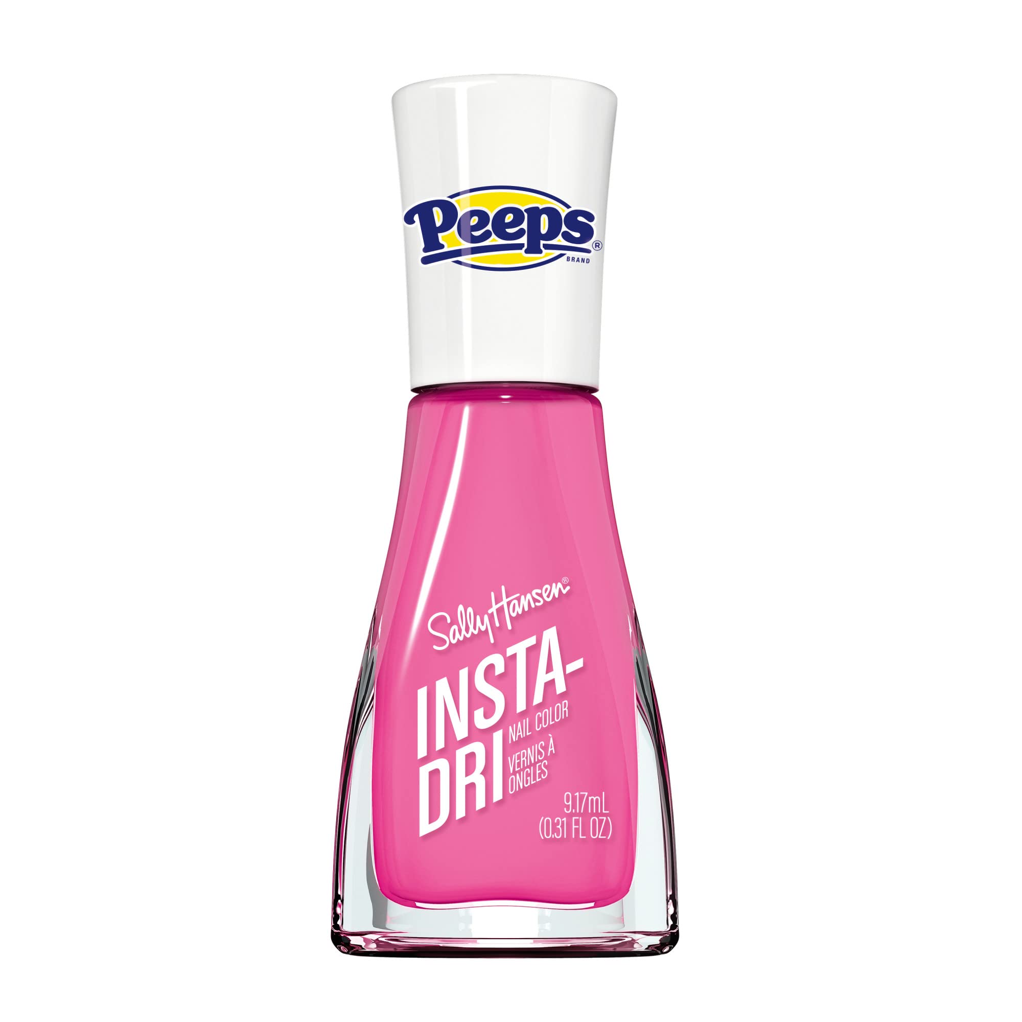 Sally Hansen Insta Dri Fast Dry Nail Polish, PEEPS Pink, 0.31 fl oz