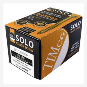 TIMCO Advanced Coach Screws – Hex Flange – Gold – Aggressive Slash Point tip for Easy Driving – 3 x Faster Than Standard Coach Screws - M10 x 60mm - Box of 50