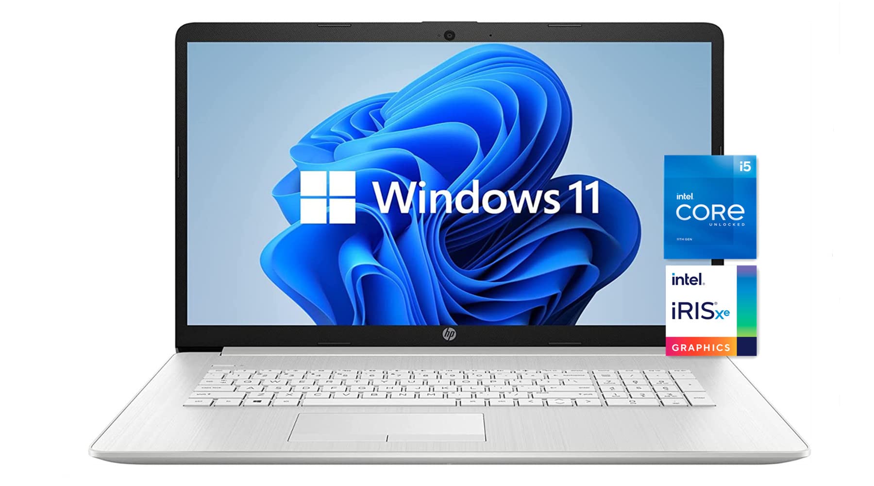 2022 Latest HP 17 Laptop, 17.3" FHD IPS 100% sRGB Display, Intel Core i5-1135G7(Beat i7-1065G7), Intel Iris Xe Graphics, HDMI, Backlit KB, Webcam, HP Fast Charge, Win 11 (16GB RAM | 512GB PCIe SSD)