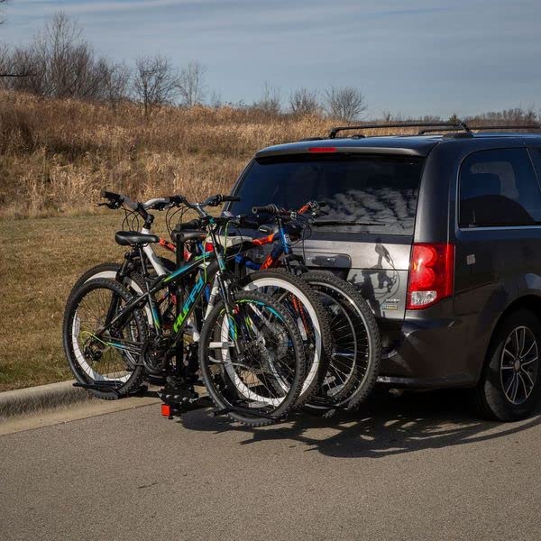 ELEVATE OUTDOOR Hitch-Mounted Tray-Style Bike Rack - 4 Bike