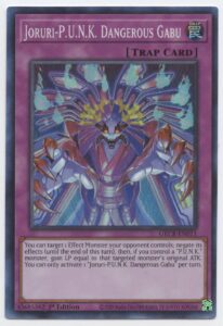 joruri-p.u.n.k. dangerous gabu - grcr-en011 - super rare - 1st edition