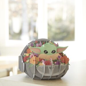 Lovepop Star Wars™ Grogu™ Mother’s Day Giant Pop Up Gift - Star Wars Mandalorian Gift - Unique Pop-Up Handcrafted 3D Grogu Gift for Mother’s Day, 11.5" L x 8"