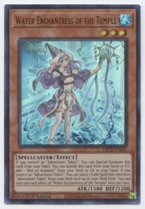 water enchantress of the temple - grcr-en026 - ultra rare - 1st edition