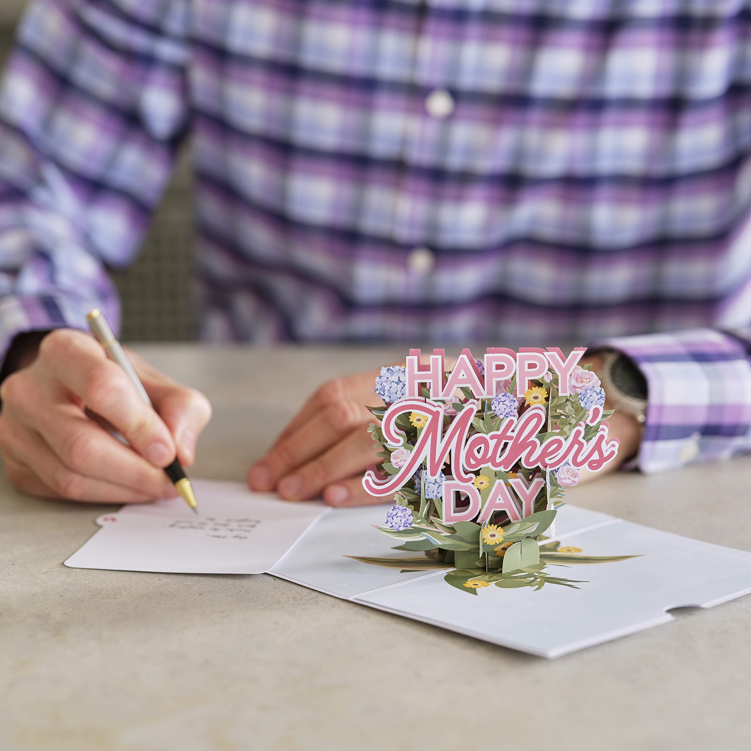 Lovepop Happy Mother's Day Hydrangeas Pop-Up Card, 5 x 7”, Unique Flower Card for Mom or Daughter