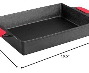 Lodge Seasoned Cast Iron 9 X 13 Inch Casserole Black Bw13c (Bw13ca1)