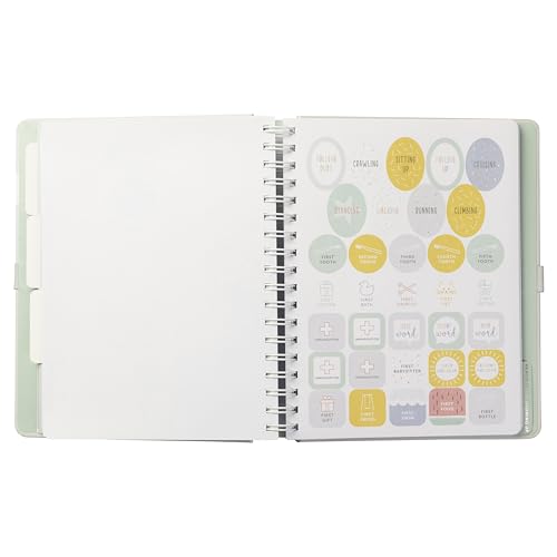 Busy B Baby B Baby Journal with Pockets and Stickers, Neutral