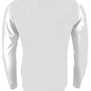 Epic Adult Cooling Performance Long Sleeve Crew T-Shirts (18- Colors Available) White 3XL