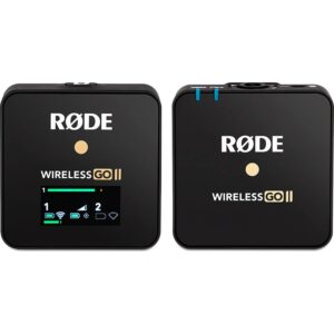 Rode Wireless GO II Single Compact Digital Wireless Microphone System Recorder Bundle with Professional Grade Lapel Microphone