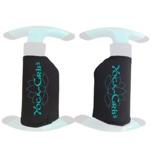 yoga-grip no-slip covers for sweaty hands (covers only - yoga-grips sold separate) a must have when using yoga-grip for hot yoga and power yoga (set of 2 and instructions)