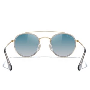 MERRY'S Retro Round Polarized Sunglasses - Unisex Double Bridge Sun Glasses