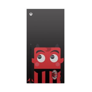 Head Case Designs Officially Licensed AC Milan Mascotte Art Vinyl Sticker Gaming Skin Decal Cover Compatible with Xbox Series X Console and Controller Bundle