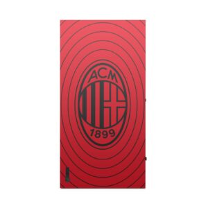 Head Case Designs Officially Licensed AC Milan Red and Black Art Matte Vinyl Sticker Gaming Skin Decal Cover Compatible with Xbox Series X Console