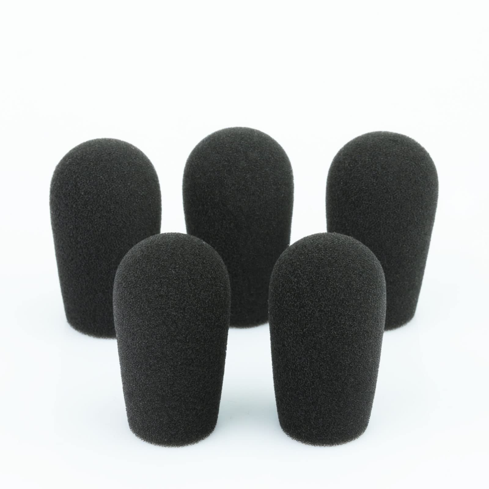 LEFXMOPHY Mic Muff Replacement for Telex Airman 750/850 / 760 / Windscreen Foam Covers, 5-Pack Microphone Pop filter