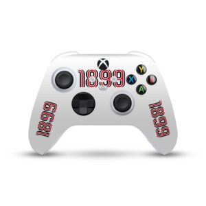 Head Case Designs Officially Licensed AC Milan 1899 Art Matte Vinyl Sticker Gaming Skin Decal Cover Compatible with Xbox Series X/S Controller