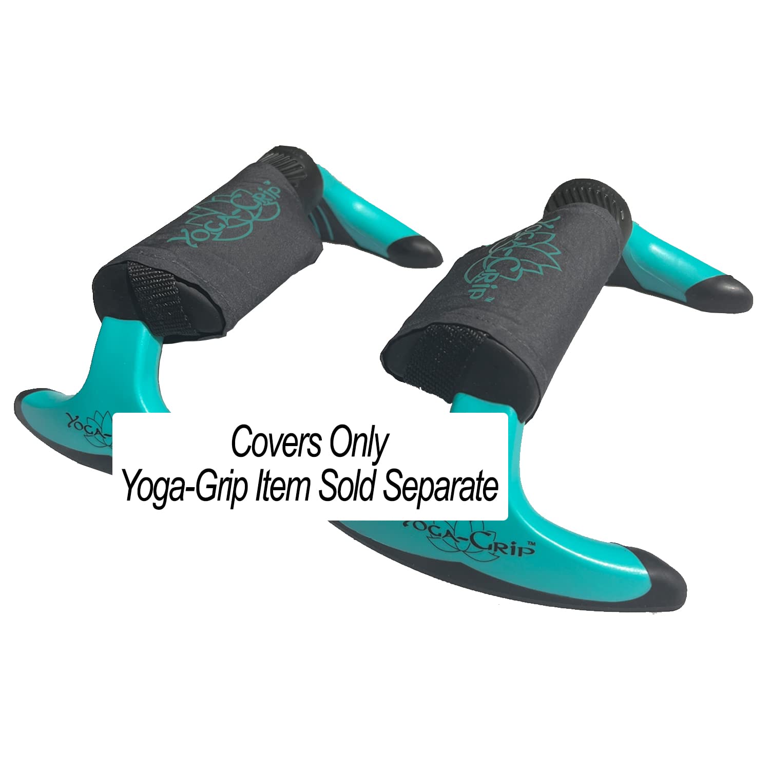 Yoga-Grip No-Slip COVERS for Sweaty Hands (COVERS ONLY - YOGA-GRIPS SOLD SEPARATE) A Must Have When Using Yoga-Grip for Hot Yoga and Power Yoga (Set of 2 and Instructions)