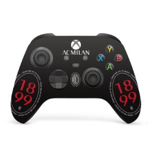 Head Case Designs Officially Licensed AC Milan 1899 Oversized Art Matte Vinyl Sticker Gaming Skin Decal Cover Compatible with Xbox Series X Console and Controller Bundle