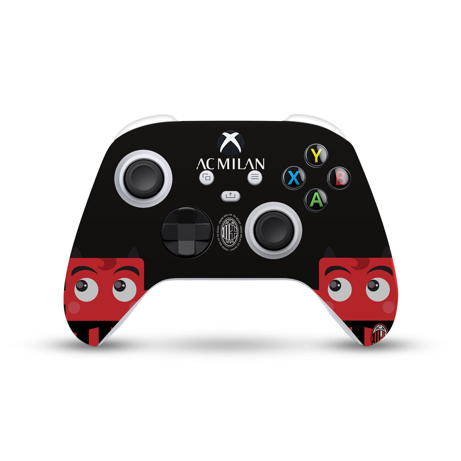 Head Case Designs Officially Licensed AC Milan Mascotte Art Matte Vinyl Sticker Gaming Skin Decal Cover Compatible with Xbox Series X/S Controller