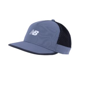 New Balance Men's and Women's Speed Run Trucker Hat, One Size, Gunmetal