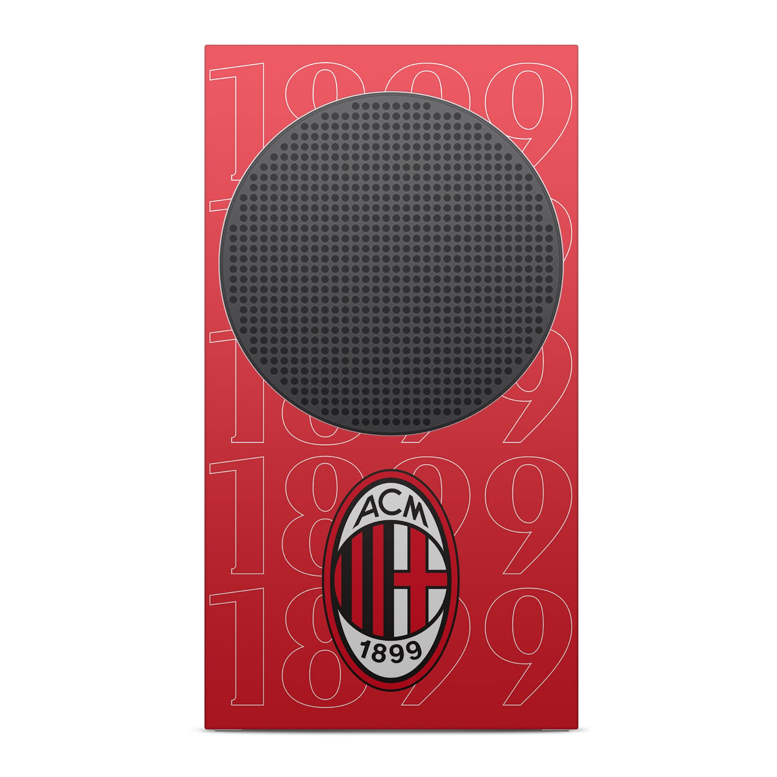 Head Case Designs Officially Licensed AC Milan 1899 Black Logo Art Matte Vinyl Sticker Gaming Skin Decal Cover Compatible with Xbox Series S Console