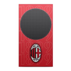 Head Case Designs Officially Licensed AC Milan 1899 Black Logo Art Vinyl Sticker Gaming Skin Decal Cover Compatible with Xbox Series S Console