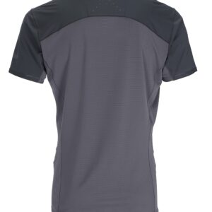 Rab Men's Sonic Ultra Tee Lightweight Quick-Drying T-Shirt for Hiking & Trail Running - Beluga/Graphene - Small