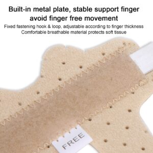 Milltrip Finger Splint, Finger Splint Brace Finger Sprain Fracture Fixation Support for Index Middle Finger (Skin Color)