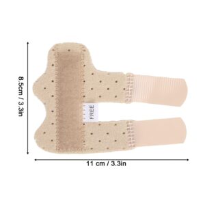 Milltrip Finger Splint, Finger Splint Brace Finger Sprain Fracture Fixation Support for Index Middle Finger (Skin Color)