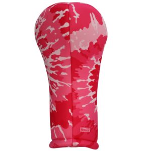 Tie Dye Collection Golf Club Headcovers 3 Separate Sizes Driver Fairway Hybrid All Sold Separately Handmade in USA by BeeJos (Hot Pink, Driver)