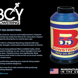 BCY B55 Bowstring Material Royal Blue 1/4 lb.