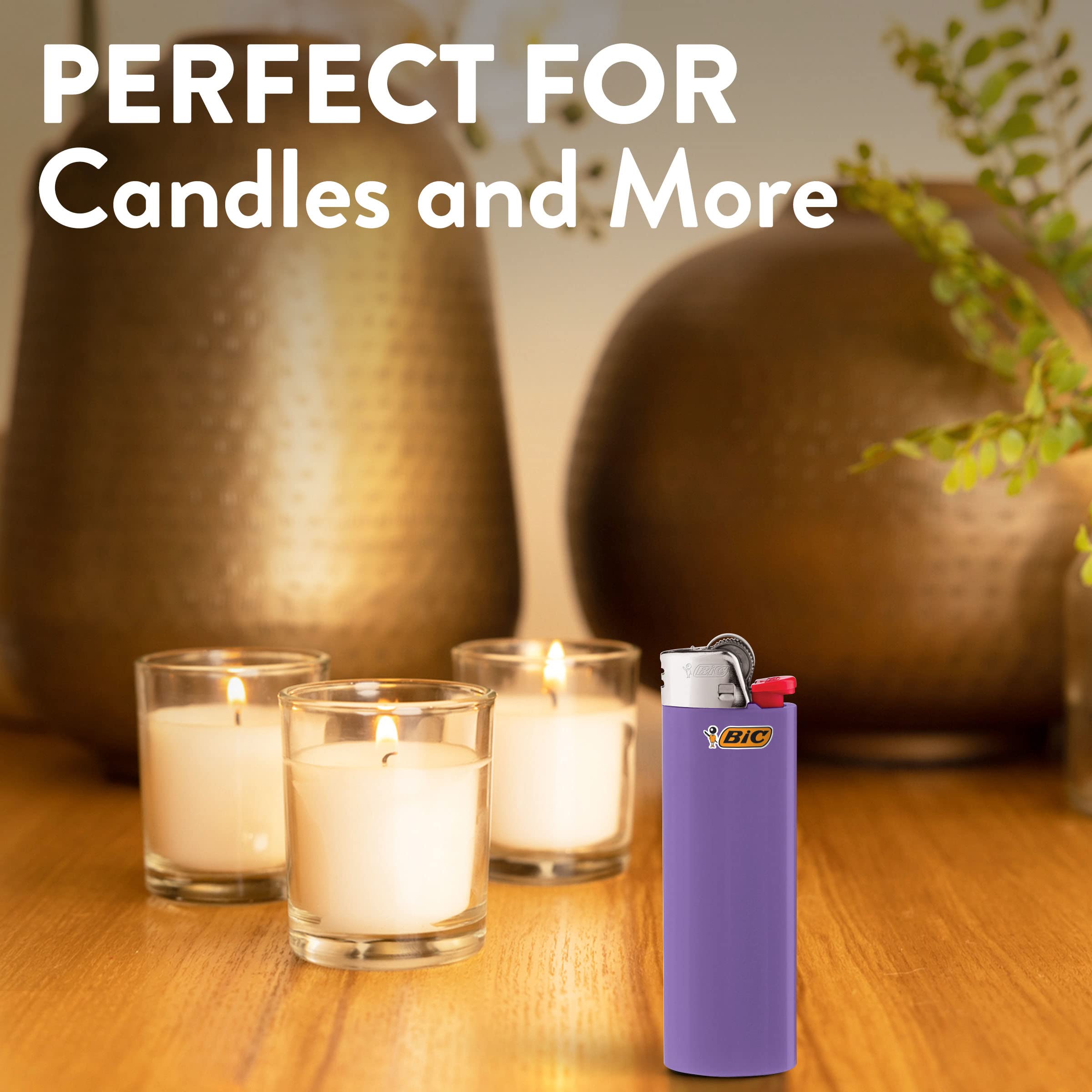 BIC Maxi Pocket Lighter, Special Edition Marble Collection, Assorted Unique Lighter Designs, 50 Count Tray of Lighters