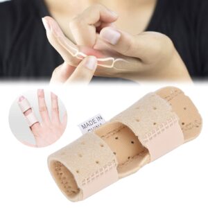 Milltrip Finger Splint, Finger Splint Brace Finger Sprain Fracture Fixation Support for Index Middle Finger (Skin Color)