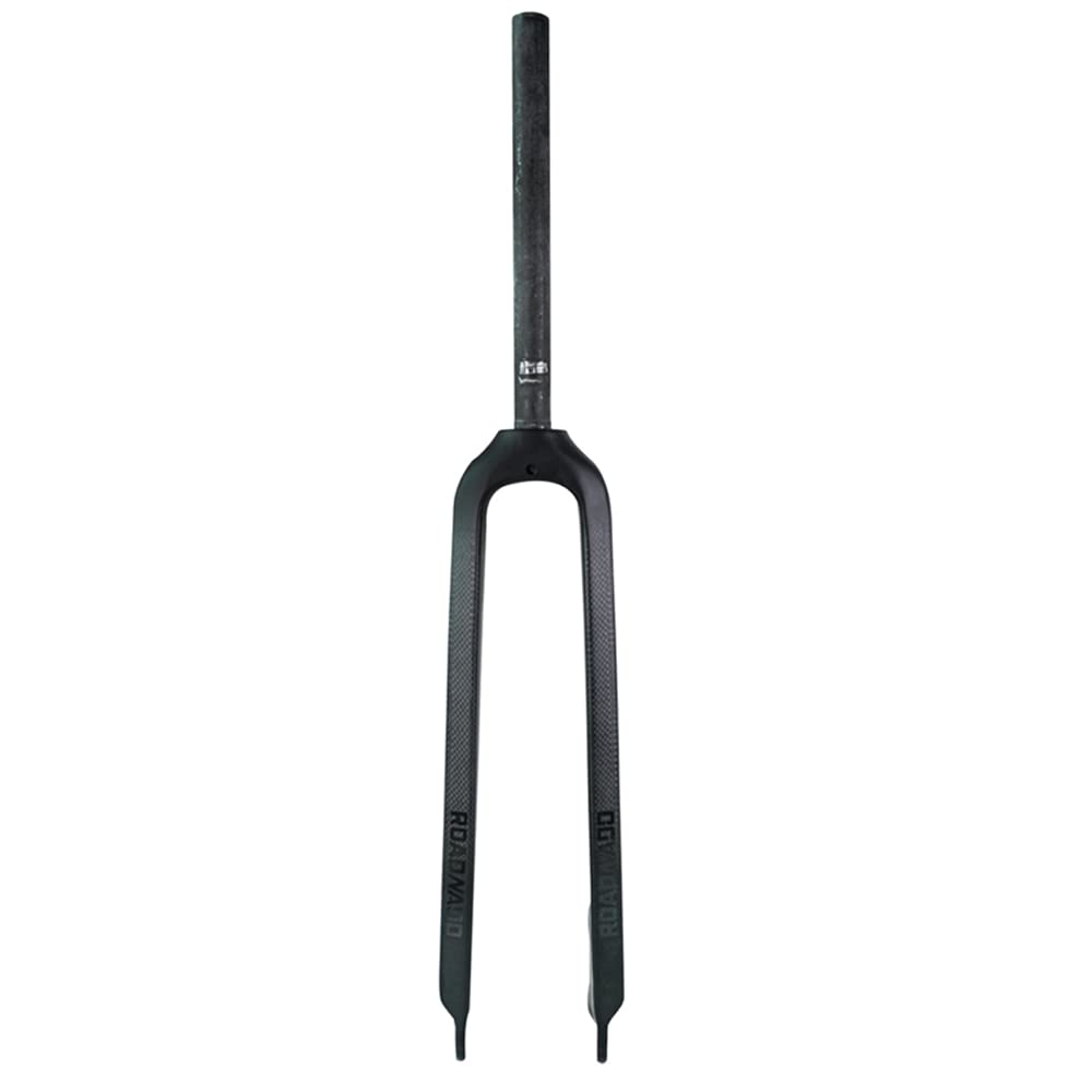 ROADNADO Mountain Bike Rigid Forks Carbon Fork 28.6mm 26/27.5/29 in MTB Carbon Forks 1-1/8" Lightweight Front Fork 3k BicycleThreadless Straight/Tapered Tube Matte Black