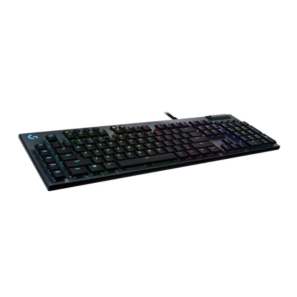 Logitech G G815 LIGHTSYNC RGB Mechanical Gaming Keyboard (GL Tactile) Bundle with Palm Rest and USB 3.0 Hub (3 Items)