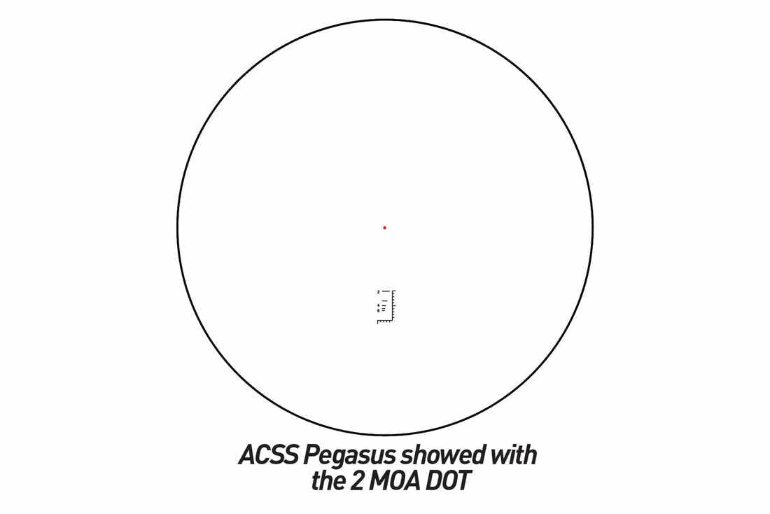 Primary Arms SLX 3X Micro Magnifier w/ACSS Pegasus Ranging Reticle