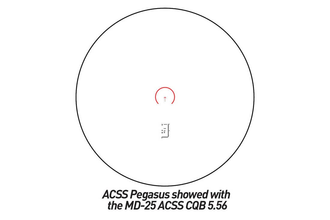 Primary Arms SLX 3X Micro Magnifier w/ACSS Pegasus Ranging Reticle