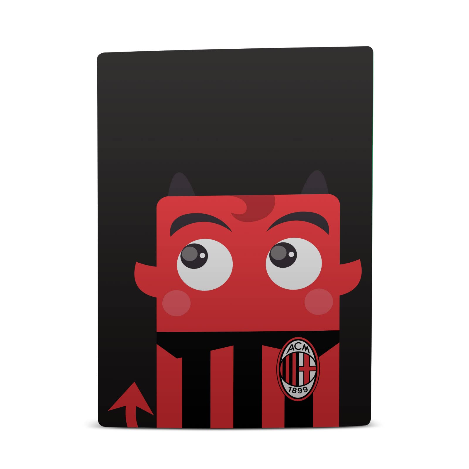 Head Case Designs Officially Licensed AC Milan Mascotte Art Vinyl Faceplate Sticker Gaming Skin Decal Cover Compatible with Sony Playstation 5 PS5 Digital Edition Console