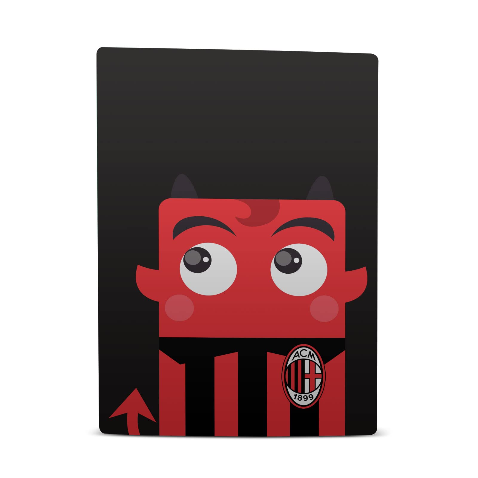 Head Case Designs Officially Licensed AC Milan Mascotte Art Vinyl Faceplate Sticker Gaming Skin Decal Cover Compatible with Sony Playstation 5 PS5 Digital Edition Console