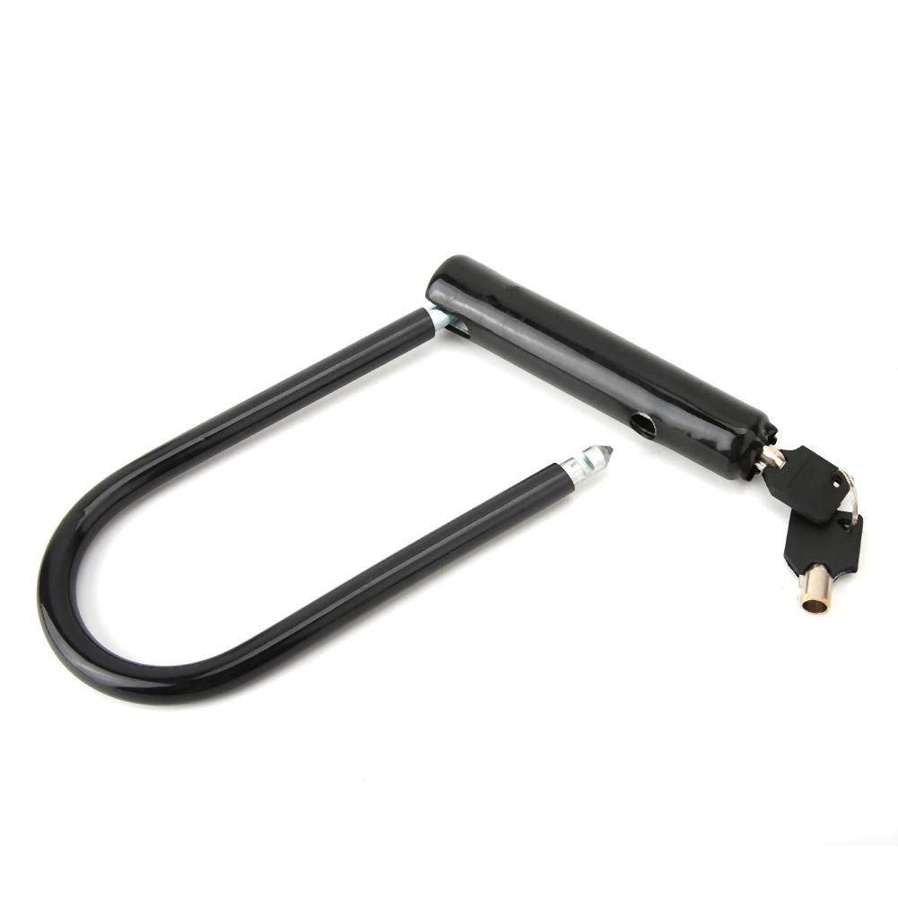 Anti-Theft Lock, Black Bike Lock Heavy Duty Bike Anti-Theft Lock Safety Lock for Motorcycle for Bicycle for Bike