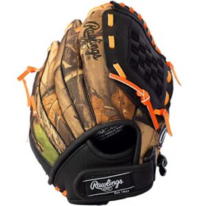 Rawlings Playmaker Camo Kids Baseball Glove for Kids 5-8 - TBall Glove – 10" - Right Hand Throw - Glove Fits on Left Hand - Make Selection Carefully