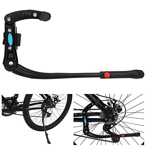 Shanrya Kickstand, Aluminum Alloy Kickstand Stable Durable Bike Support Rack Parking Kickstand, Outdoor Travel Road Bike for Mountain Bike