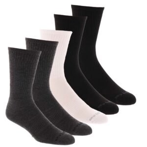 new balance men's performance crew 5 pack socks