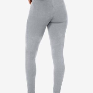 Roaman's Women's Plus Size Ankle-Length Essential Stretch Legging - 6X, Heather Grey