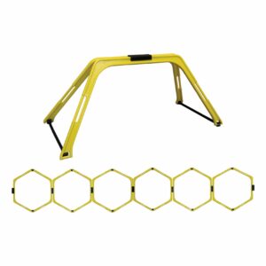 Kwik Goal Hex Rings, Yellow, Set of 6