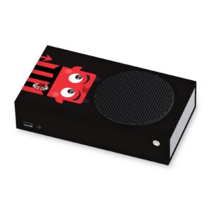 head case designs officially licensed ac milan mascotte art vinyl sticker gaming skin decal cover compatible with xbox series s console