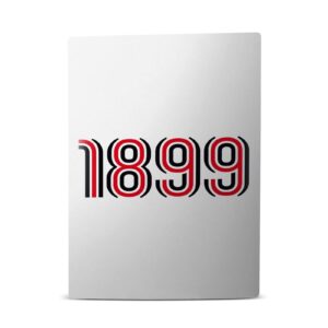 Head Case Designs Officially Licensed AC Milan 1899 Art Vinyl Faceplate Sticker Gaming Skin Decal Cover Compatible with Sony PlayStation 5 PS5 Disc Edition Console & DualSense Controller